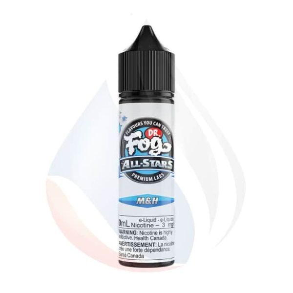 dr fog flavors All-Star Series M&H 60ml Hot Colour:Translucent Royal Blue Blue Razz Ice -