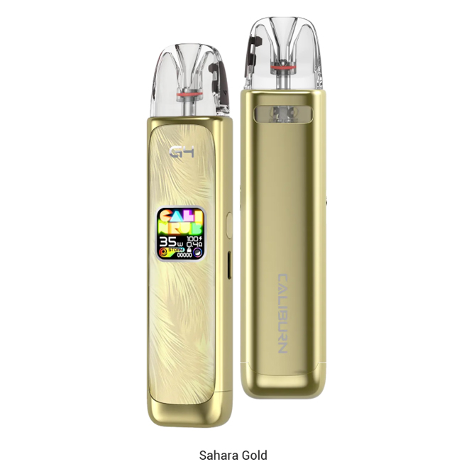Caliburn G4 Vape Kit Sahara Gold Caliburn G4 Vape Kit Sahara Gold