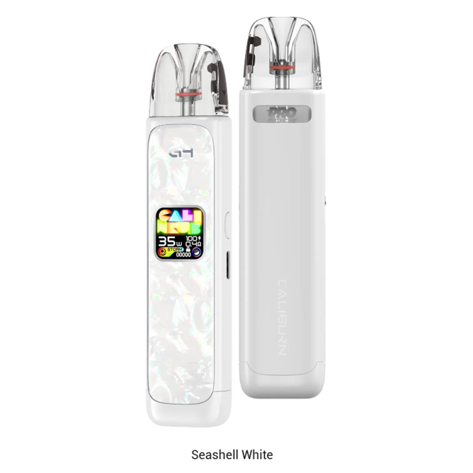 Caliburn G4 Vape Kit Seashell White Caliburn G4 Vape Kit Seashell White